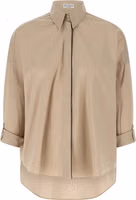 Beige Cotton Blouse 1