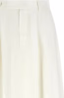 White Viscose Midi Skirt 3