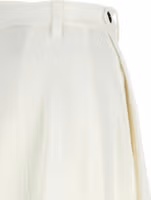 White Viscose Midi Skirt 4