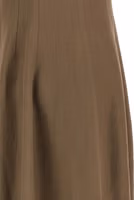 فستان ميدي بني من الفيسكوز 4
