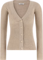 Beige Wool Cardigan 1