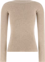 Beige Wool Cardigan 2