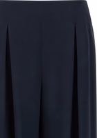 Blue Silk Casual Pants 3
