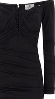 Black Viscose Long Dress 3