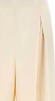 White Silk Casual Pants 3