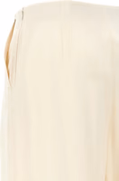 White Silk Casual Pants 4