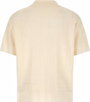 White Wool Polo Shirt 2