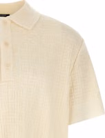 White Wool Polo Shirt 3