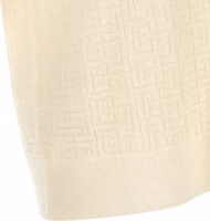 White Wool Polo Shirt 4