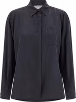 Gray Silk Blouse 1