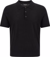 Black Wool Polo Shirt 1