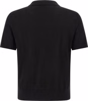 Black Wool Polo Shirt 2