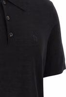 Black Wool Polo Shirt 4