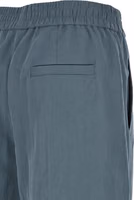 Blue Cotton Casual Pants 4