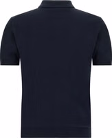 Blue Cotton Polo Shirt 2
