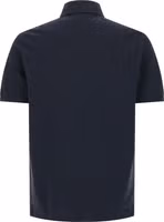 Blue Cotton Polo Shirt 2