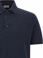 Blue Cotton Polo Shirt 3