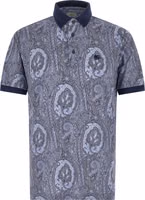 Blue Cotton Polo Shirt 1