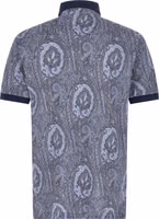 Blue Cotton Polo Shirt 2