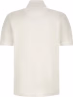 White Cotton Polo Shirt 2
