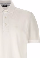 White Cotton Polo Shirt 3