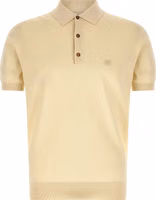 Beige Cotton Polo Shirt 1