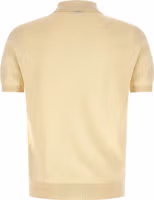 Beige Cotton Polo Shirt 2