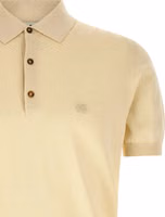 Beige Cotton Polo Shirt 3