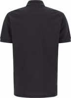 Black Cotton Polo Shirt 2