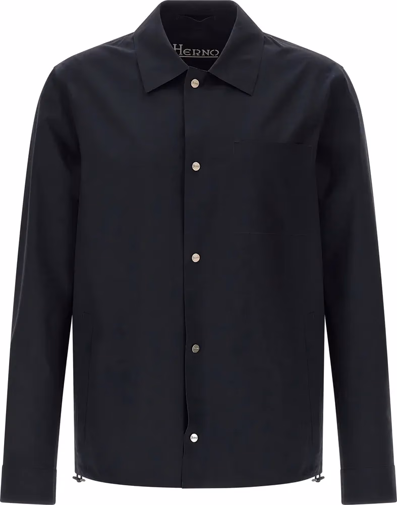Blue Polyamide Shell Jacket