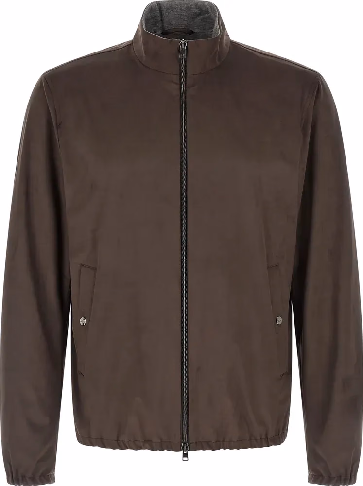 Brown Polyester Jacket