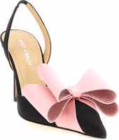 Multicolor Satin High Heel Pumps 2