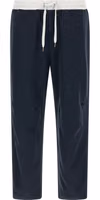 Blue Cotton Joggers (Workout Pants) 1