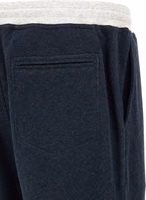 Blue Cotton Joggers (Workout Pants) 4