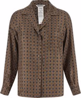 Brown Silk Blouse 1
