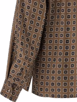 Brown Silk Blouse 4