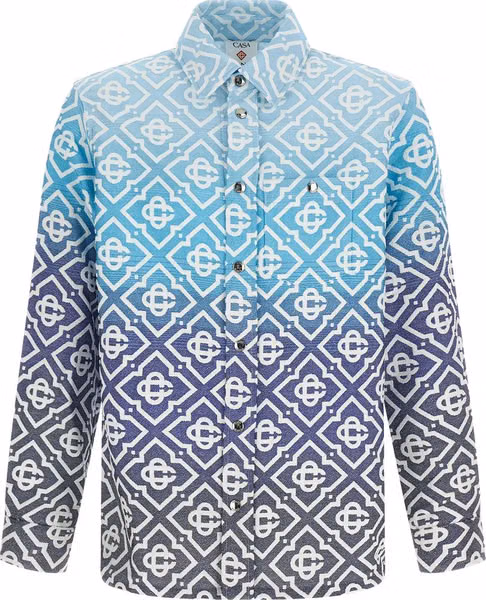 Blue Cotton Shell Jacket