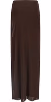 Brown Viscose Mini Skirt 2
