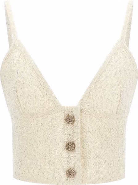 White Polyester Tank Tops