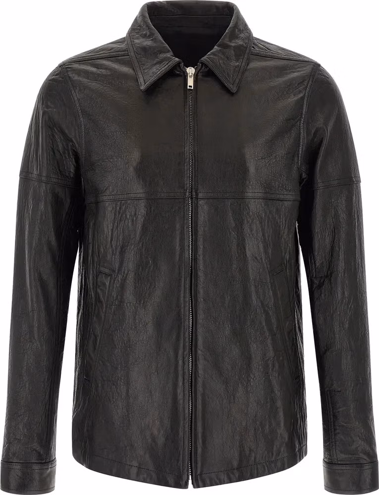 Black Lamb Leather Leather Jacket