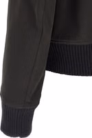 Black Polyester Bomber 4