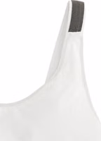 White Polyamide One-Piece Swimsuit 3