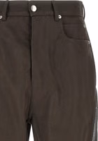 Brown Cotton Casual Pants 4