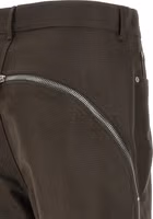 Brown Cotton Casual Pants 5