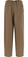 Beige Viscose Casual Pants 2