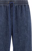 Blue Cotton Flared Jeans 3