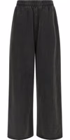 Black Cotton Joggers (Workout Pants) 1