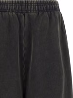 Black Cotton Joggers (Workout Pants) 3