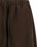 Brown Cotton Casual Pants 3