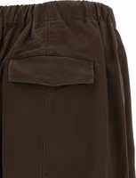 Brown Cotton Casual Pants 4